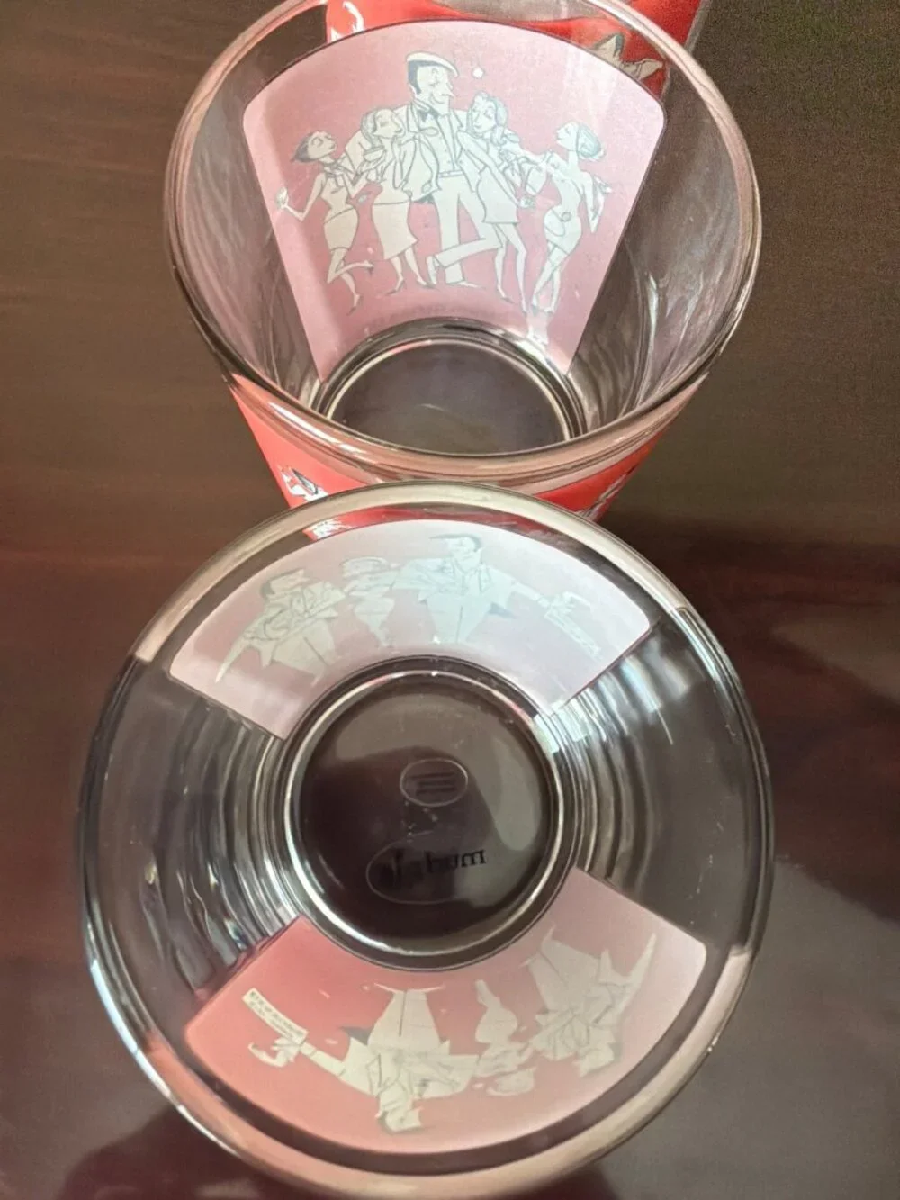 Mud Pie Mildly Inappropriate Christmas Bar Glasses Set of 3 Holiday Cocktail